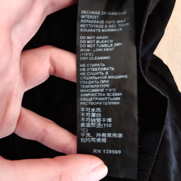 Kooples x Sport Grommet Black Pants 8 or L - Picture 11 of 11